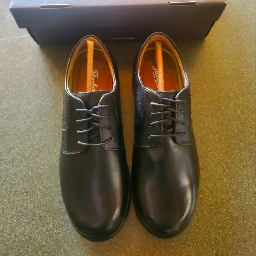 Florsheim Midtown Plox Jr.‎ Black Sz. 5 Dress Shoes
